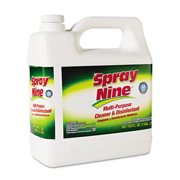 Spray Nine® Heavy Duty Cleaner-degreaser-disinfectant, Citrus Scent, 1 Gal Bottle, 4-carton freeshipping - TVN Wholesale